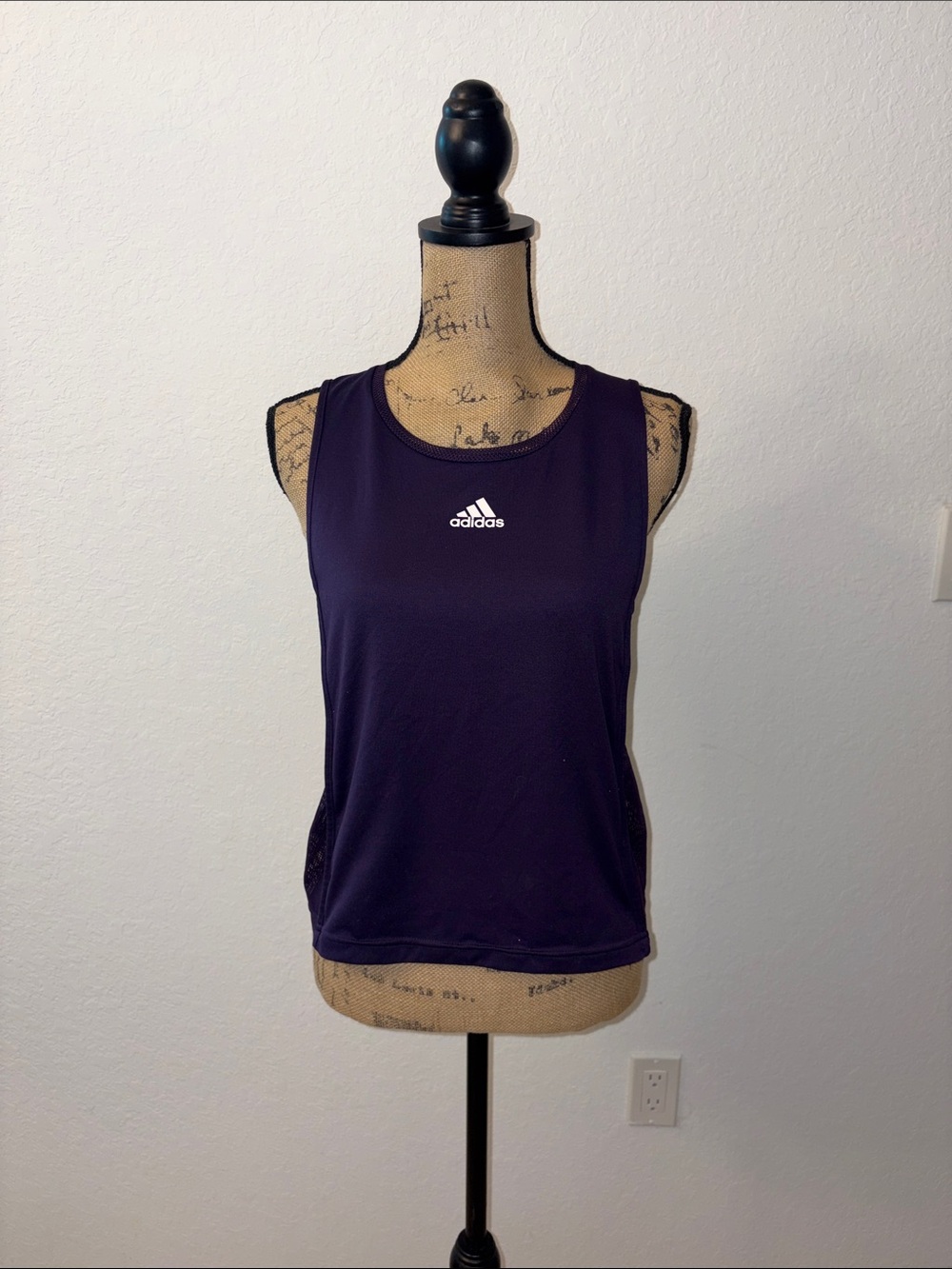 adidas Women’s Dark Purple Running Tank Top